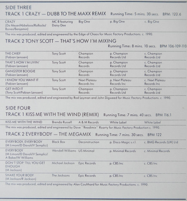 Various : Music Factory Mastermix - Issue 51 (2x12")