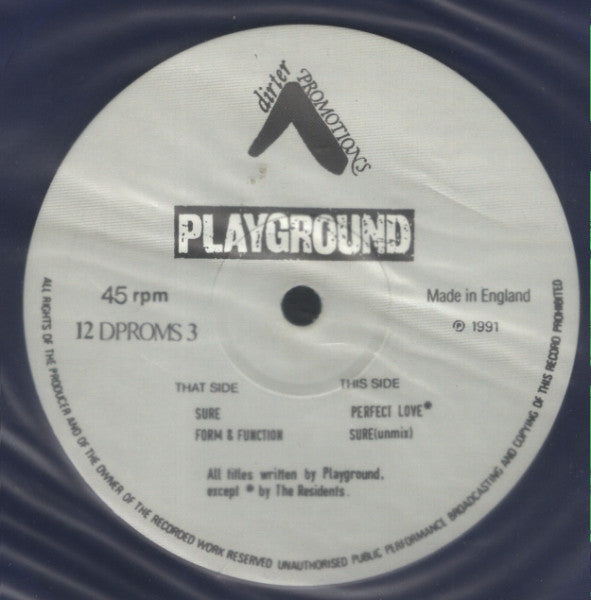 Playground (2) : Sure (12", Blu)