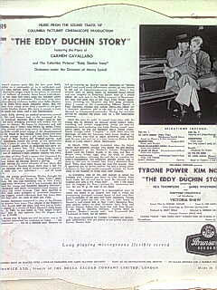 Carmen Cavallaro : The Eddy Duchin Story (LP, Mono)