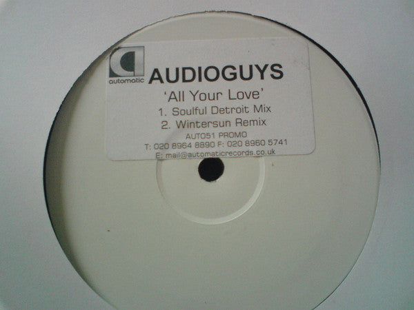 Audioguys : All Your Love (12", W/Lbl, Sti)