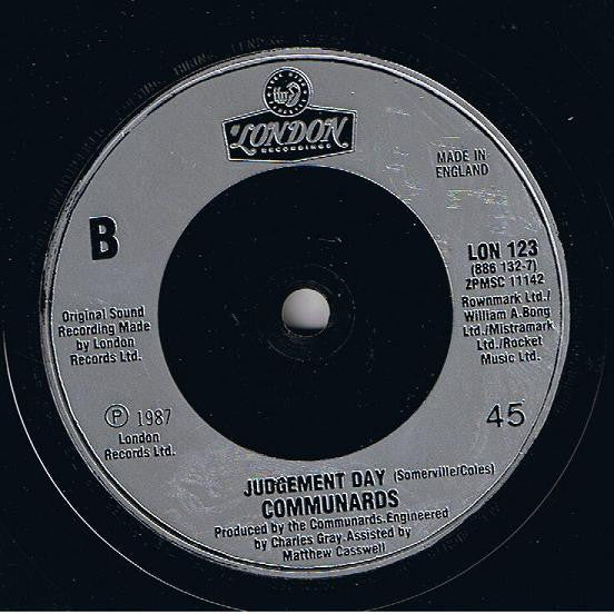 The Communards : You Are My World (7", Single, Sil)