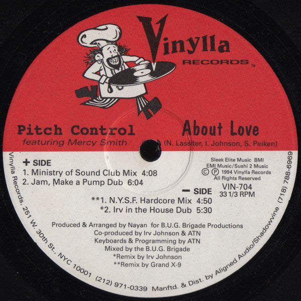 Pitch Control (2) Featuring Mercy Smith : About Love (12")