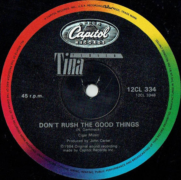 Tina Turner : What's Love Got To Do With It (Extended Version) (12", Bla)