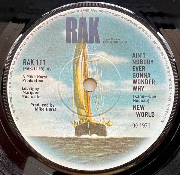 New World (3) : Rose Garden (7", Single)