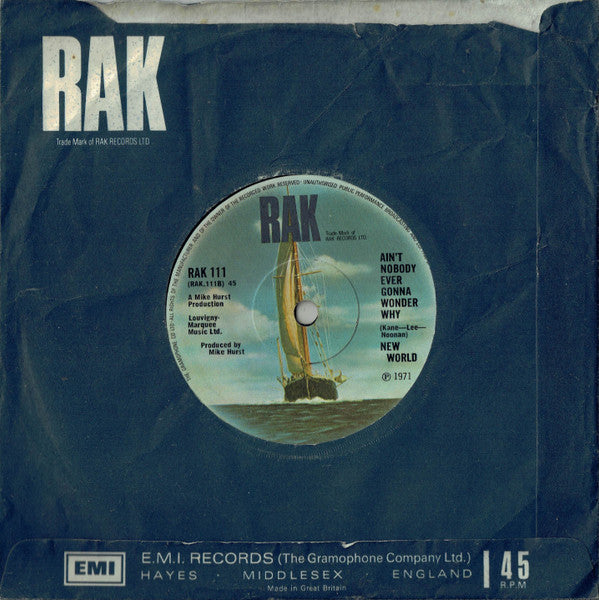 New World (3) : Rose Garden (7", Single)