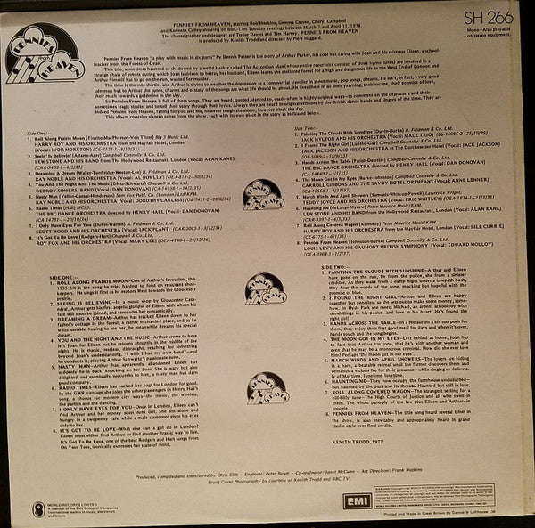 Various : Pennies From Heaven (As Featured In The BBC TV Series) (LP, Comp, Mono)