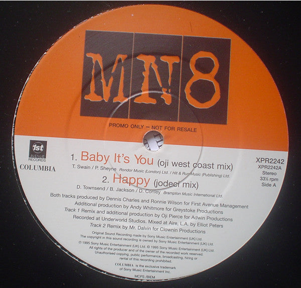 MN8 : Baby It's You (12", Promo)