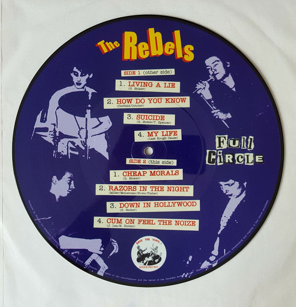 The Rebels (6) : Full Circle (10", EP, Ltd, Pic)