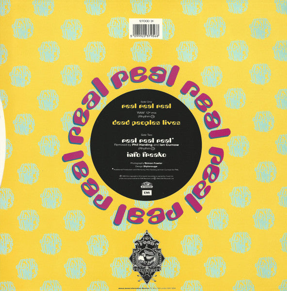 Jesus Jones : Real Real Real (12", Single)