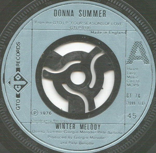 Donna Summer : Winter Melody (7", Single)