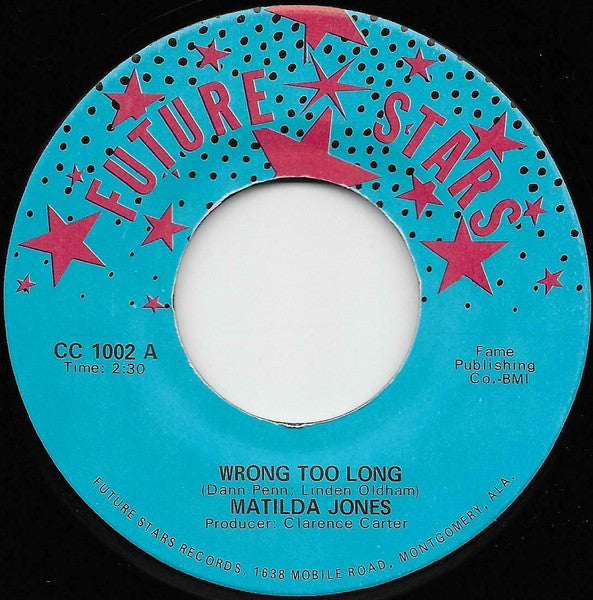 Mathilda Jones : Wrong Too Long (7")