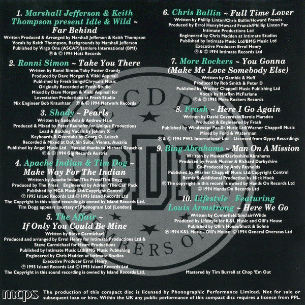 Various : The CD Pool - Volume 5 (CD, Comp, Promo)