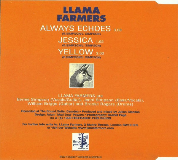 Llama Farmers : Always Echoes (CD, Single)