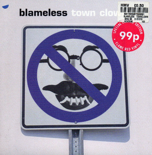 Blameless : Town Clowns (7", Ltd, Red)