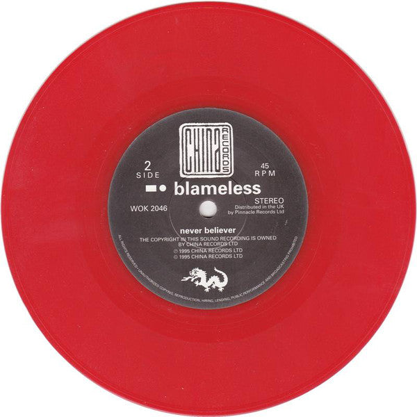 Blameless : Town Clowns (7", Ltd, Red)