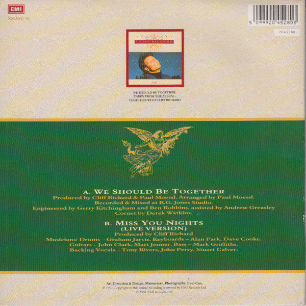Cliff Richard : We Should Be Together (7", Single, Gat)