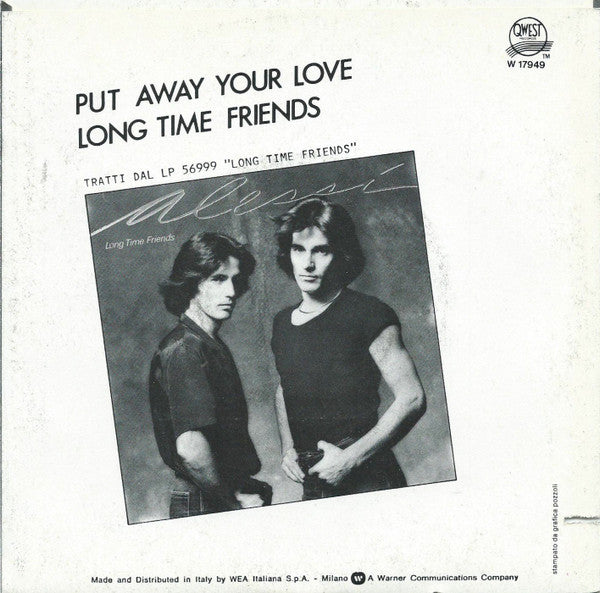 Alessi : Put Away Your Love (7")