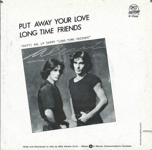 Alessi : Put Away Your Love (7")