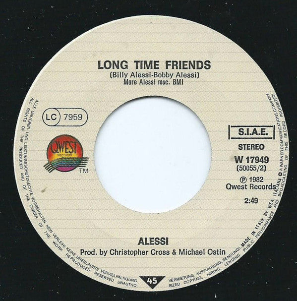 Alessi : Put Away Your Love (7")