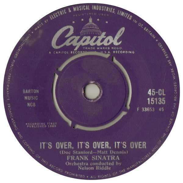 Frank Sinatra : River, Stay 'Way From My Door (7", Single)