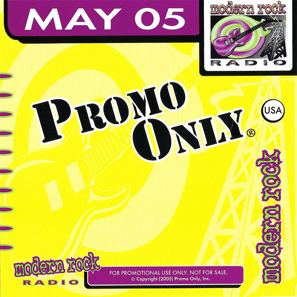 Various : Promo Only Modern Rock Radio: May 2005 (CD, Comp, Promo)