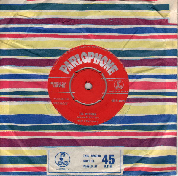 The Fentones : The Mexican (7", Single)