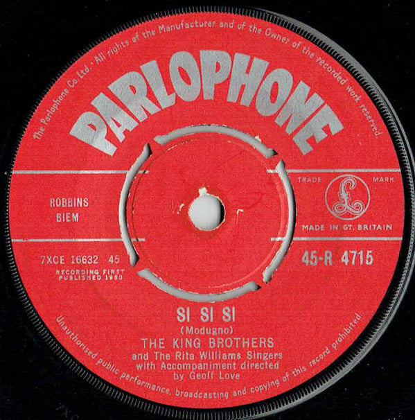 The King Brothers And The Rita Williams Singers : Doll House / Si Si Si (7", Single)