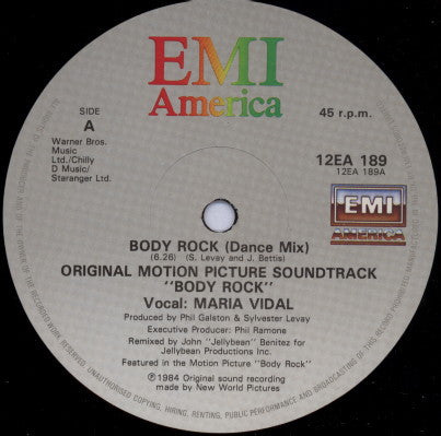 Maria Vidal : Body Rock (12")
