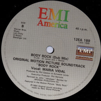Maria Vidal : Body Rock (12")