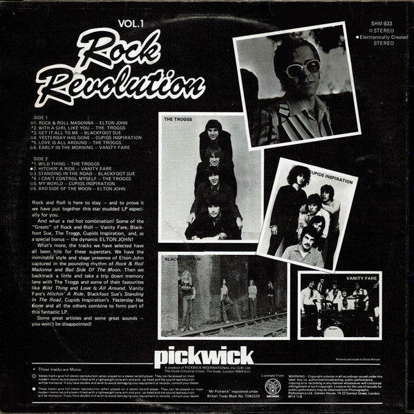 Various : Rock Revolution Vol. 1 (LP, Comp, Mono)