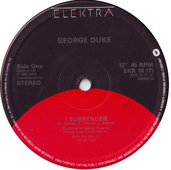 George Duke : I Surrender (12")