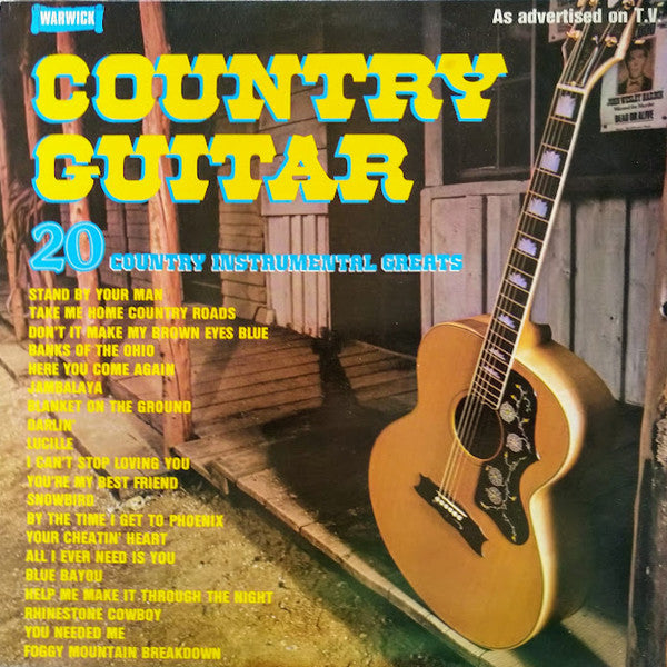 Various : Country Guitar - 20 Country Instrumental Greats (LP, Album)