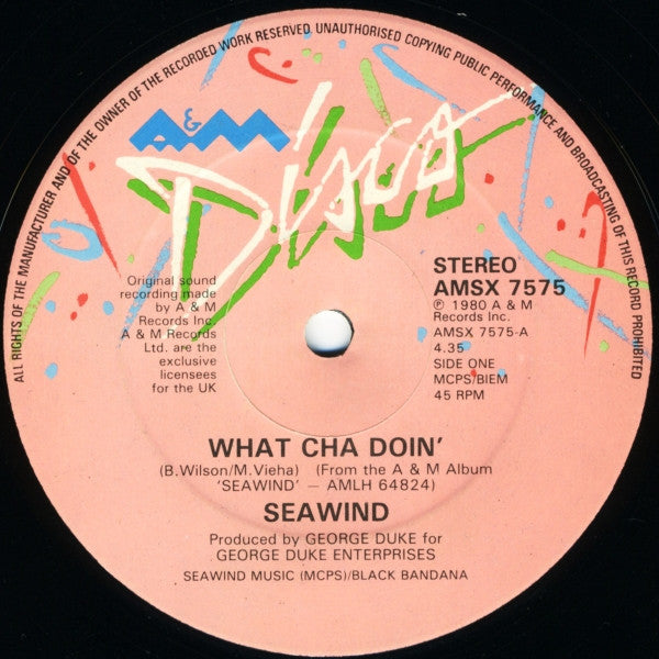 Seawind : What Cha Doin' (12")