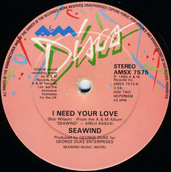 Seawind : What Cha Doin' (12")