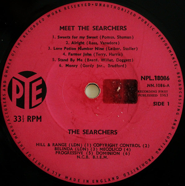 The Searchers : Meet The Searchers (LP, Album, Mono)