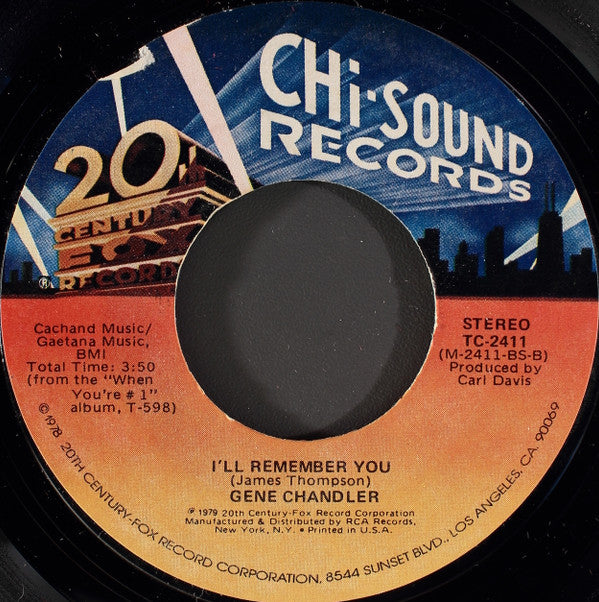 Gene Chandler : When You're #1 (7", Single, Styrene, She)