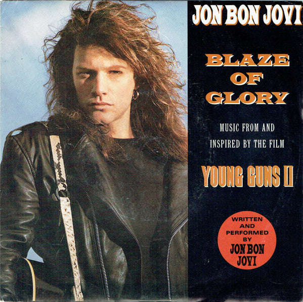 Jon Bon Jovi : Blaze Of Glory (7", Single, Sil)