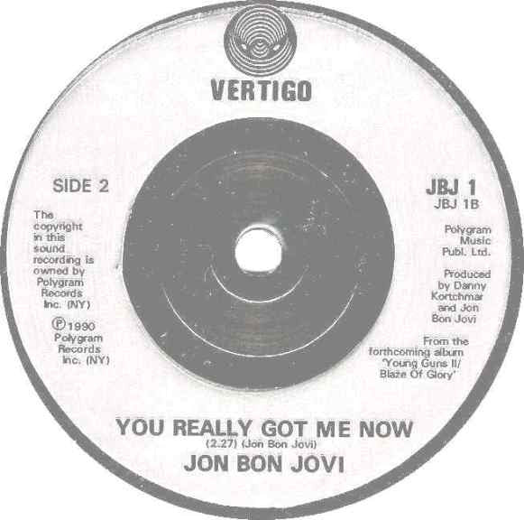 Jon Bon Jovi : Blaze Of Glory (7", Single, Sil)