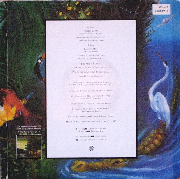 Fleetwood Mac : Family Man (12", Single)