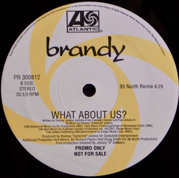 Brandy (2) : What About Us (2x12", Promo)