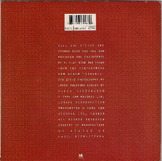 Cud : Sticks And Stones (7", Single)