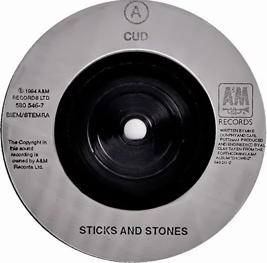 Cud : Sticks And Stones (7", Single)