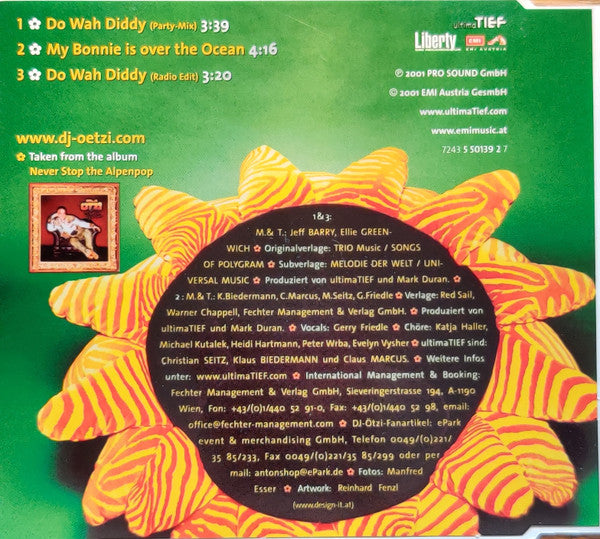 DJ Ötzi : Do Wah Diddy (CD, Single)