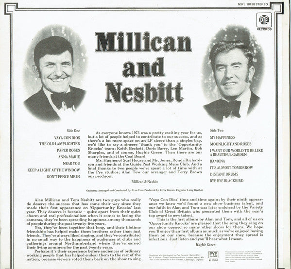 Millican & Nesbitt : Millican And Nesbitt (LP, Album)