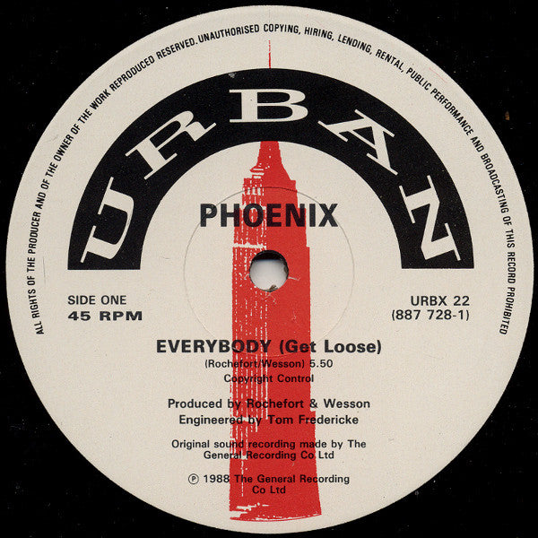 Phoenix (10) : Everybody (Get Loose) (12")