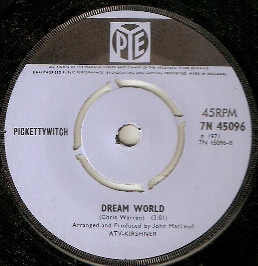 Pickettywitch : Bring A Little Light Into My World (7")