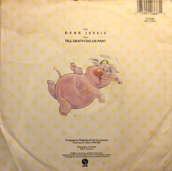 Madonna : Dear Jessie (7", Single, Orl)