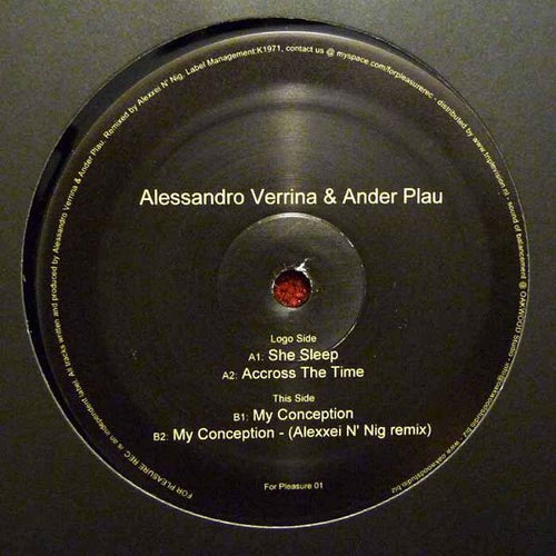 Alessandro Verrina & Anderplau : She Sleep EP (12", EP)