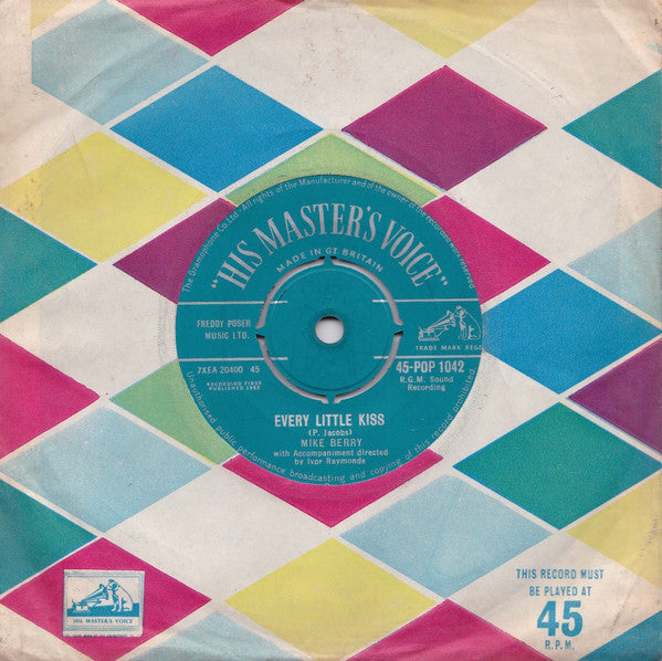 Mike Berry : Every Little Kiss (7")