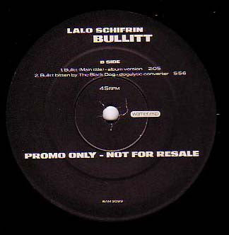 Lalo Schifrin : Bullitt: The Black Dog Remixes (12", Promo)
